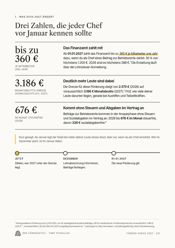 Seite 2 des Förder-Checks 2027